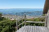 Vue de la plage à partir de la galerie