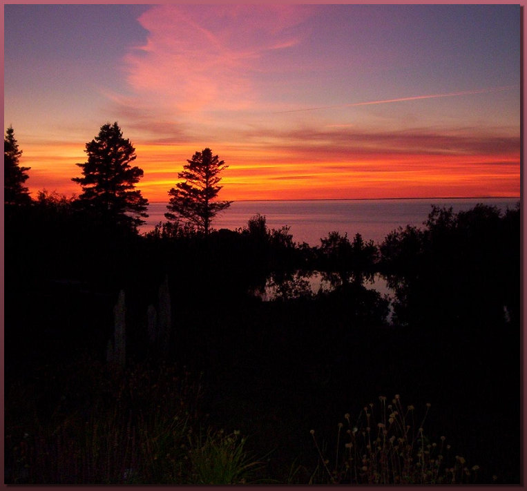 Un superbe coucher de soleil que vous pourriez admirer!